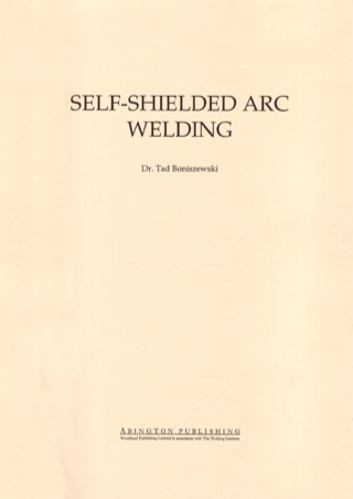 Imagen de portada: Self-Shielded Arc Welding 9781855730632