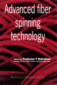 Cover image: Advanced Fiber Spinning Technology 9781855731820
