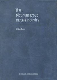 Imagen de portada: The Platinum Group Metals Industry 9781855733466
