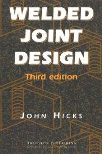 Immagine di copertina: Welded Joint Design 3rd edition 9781855733862