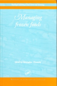 Cover image: Managing Frozen Foods 9781855734128