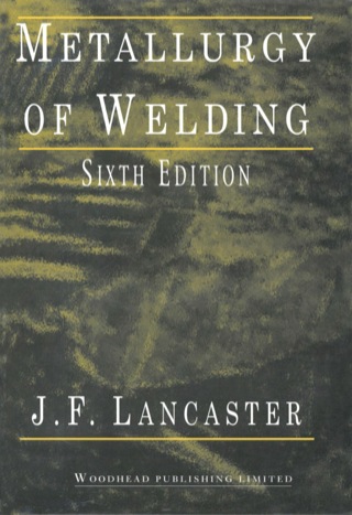 Imagen de portada: Metallurgy of Welding 6th edition 9781855734289