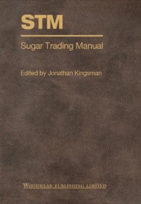 صورة الغلاف: Sugar Trading Manual 9781855734579