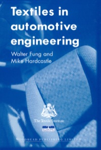 Imagen de portada: Textiles in Automotive Engineering 9781855734937