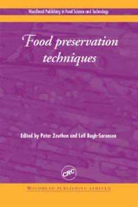 Cover image: Food Preservation Techniques 9781855735309