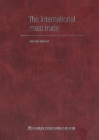 Cover image: The International Meat Trade 9781855735347