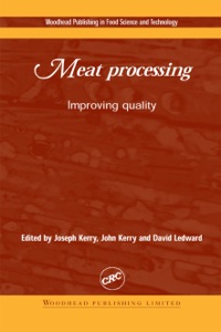 صورة الغلاف: Meat Processing: Improving Quality 9781855735835