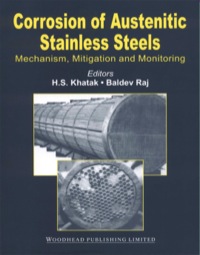Imagen de portada: Corrosion of Austenitic Stainless Steels: Mechanism, Mitigation and Monitoring 9781855736139