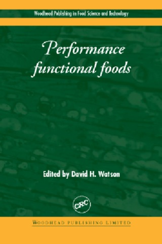 Cover image: Performance Functional Foods 9781855736719