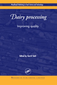Cover image: Dairy Processing: Improving Quality 9781855736764