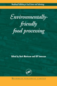 صورة الغلاف: Environmentally-Friendly Food Processing 9781855736771