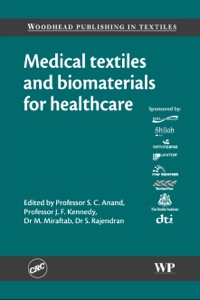 Cover image: Medical Textiles and Biomaterials for Healthcare 9781855736832
