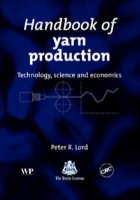 Imagen de portada: Handbook of Yarn Production: Technology, Science and Economics 9781855736962