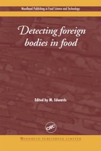 Imagen de portada: Detecting Foreign Bodies in Food 9781855737297