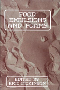 Cover image: Food Emulsions and Foams 9781855737853