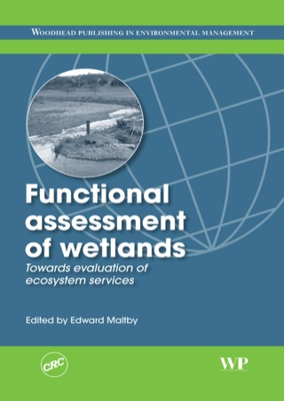Cover image: Functional Assessment of Wetlands: Towards Evaluation of Ecosystem Services 9781855738348