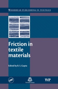 表紙画像: Friction in Textile Materials 9781855739208