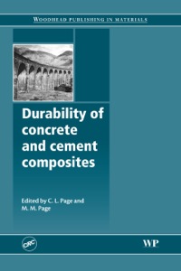 表紙画像: Durability of Concrete and Cement Composites 9781855739406