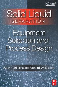 Imagen de portada: Solid/Liquid Separation: Equipment Selection and Process Design: Equipment Selection and Process Design 9781856174213