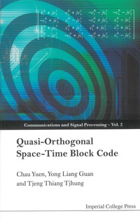 Cover image: QUASI-ORTHOGONAL SPACE-TIME BLOCK...V2 9781860948688