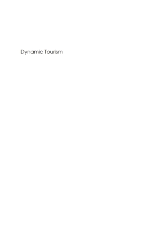 Imagen de portada: Dynamic Tourism 1st edition 9781873150283