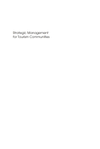 Immagine di copertina: Strategic Management for Tourism Communities 1st edition 9781873150832