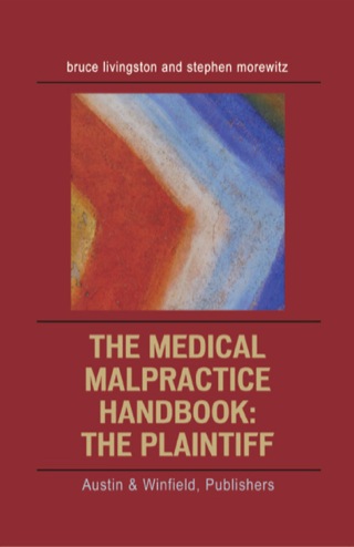 Cover image: The Medical Malpractice Handbook 9781880921661