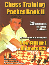 Omslagafbeelding: Chess Training Pocket Book II: 320 Key Positions for players of all levels 9781889323176