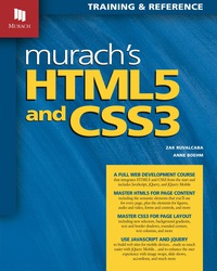 Imagen de portada: Murach's HTML5 and CSS3 9781890774660