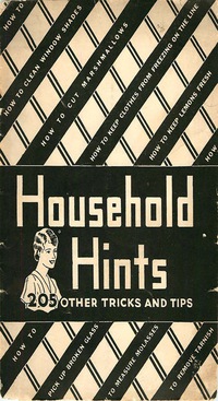 Cover image: Household Hints