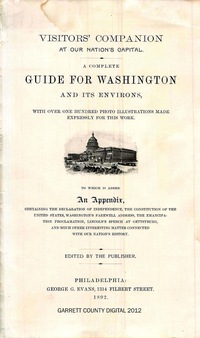 صورة الغلاف: A Complete Guide for Washington and Its Environs