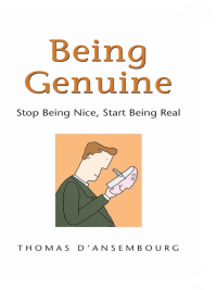 Imagen de portada: Being Genuine 9781892005212
