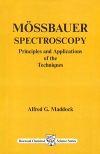 Cover image: Mossbauer Spectroscopy: Principles and Applications 9781898563167