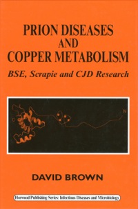 Imagen de portada: Prion Diseases and Copper Metabolism: Bse, Scrapie and CJD Research 9781898563877