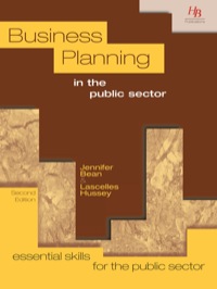 صورة الغلاف: Business Planning in the Public Sector 2nd edition 9781899448579