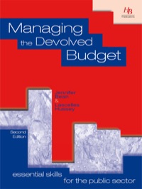 Cover image: Managing the Devolved Budget 2nd edition 9781899448722