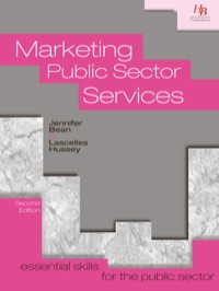 Cover image: Marketing Public Sector Services 2nd edition 9781899448777