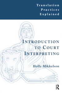 Cover image: Introduction to Court Interpreting 9781900650304