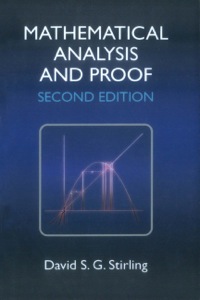 Cover image: Mathematical Analysis and Proof 2nd edition 9781904275404