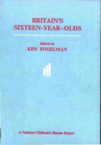 Imagen de portada: Britain's Sixteen-Year-Olds 9781905818686