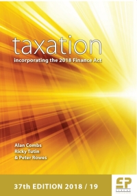 Cover image: Taxation: incorporating the 2018 Finance Act (2018/19) 37th edition 9781906201418