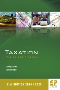 Cover image: Taxation: Policy & Practice (2024/25) 31st edition 9781906201791