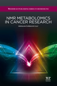 Imagen de portada: NMR Metabolomics in Cancer Research 9781907568848