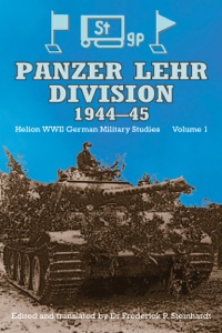 صورة الغلاف: PANZER LEHR DIVISION 1944-45 9781874622284