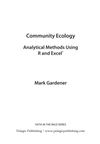 Imagen de portada: Community Ecology 1st edition 9781907807619