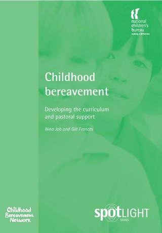 Cover image: Childhood Bereavement 9781904787143