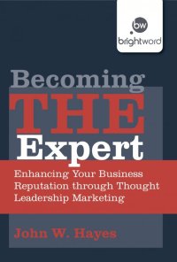 Cover image: Becoming THE Expert 1st edition 9781908003614