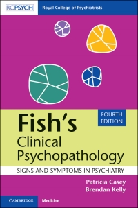 Imagen de portada: Fish's Clinical Psychopathology 4th edition 9781108456340