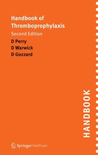 Titelbild: Handbook of Thromboprophylaxis 2nd edition 9781907673092