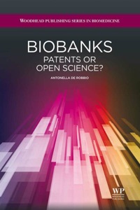 Imagen de portada: Biobanks: Patents Or Open Science? 9781907568343